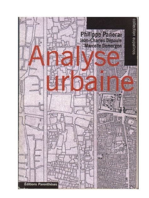 analyse urbaine panerai fiche de lecture